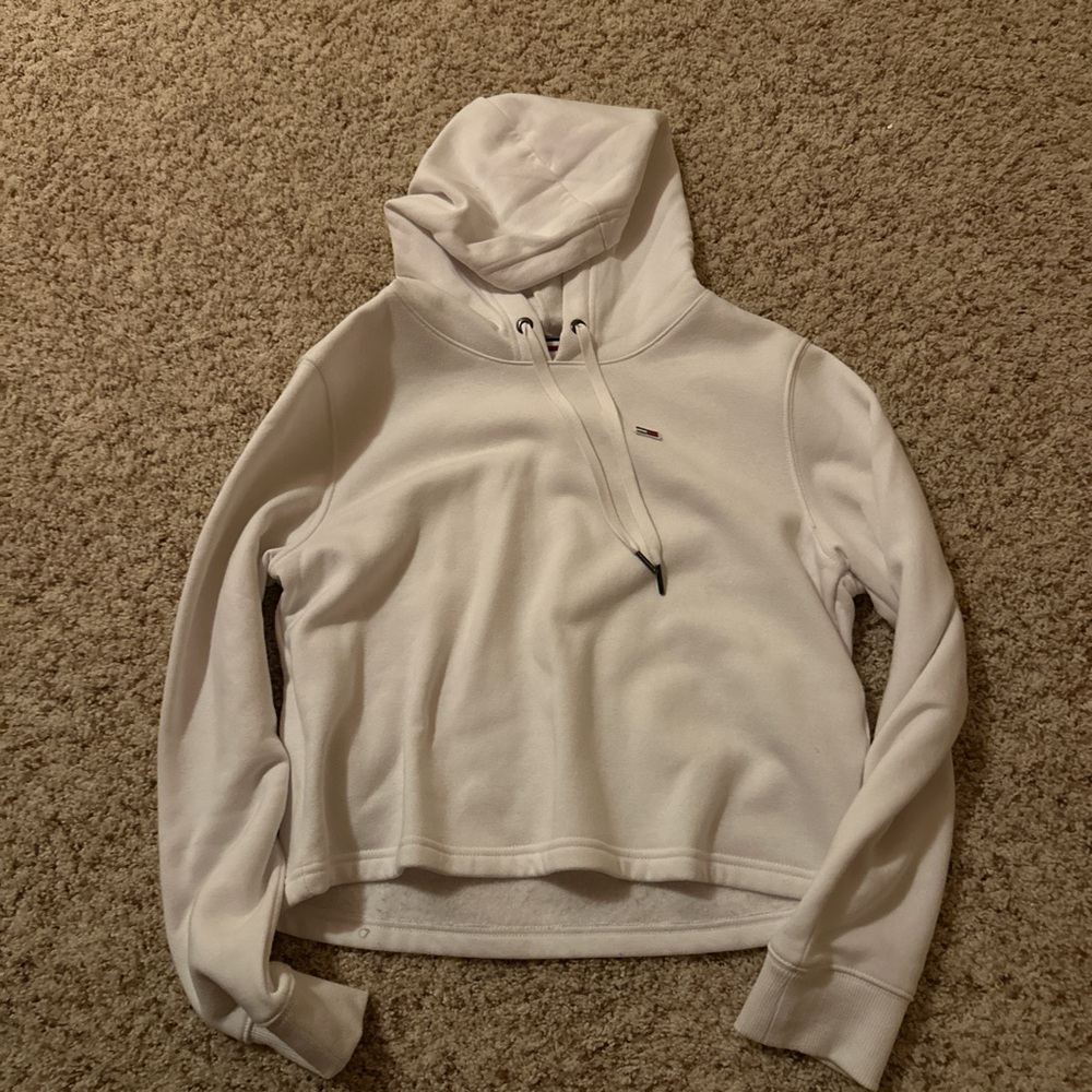 Tommy Hilfiger Cream Hoodie for Women